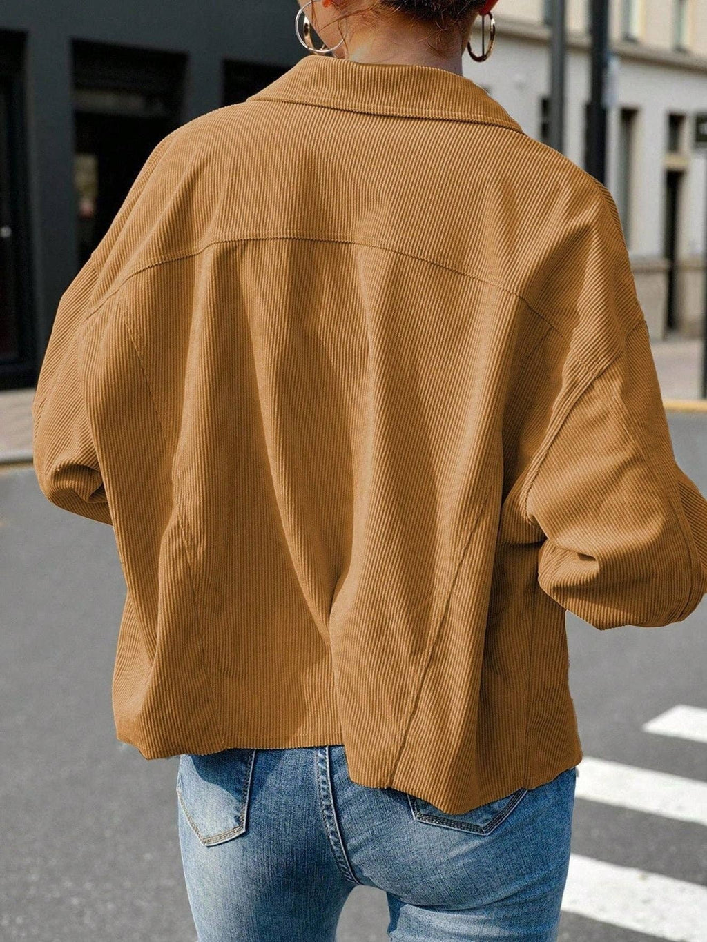 Oversized Corduroy Jacket