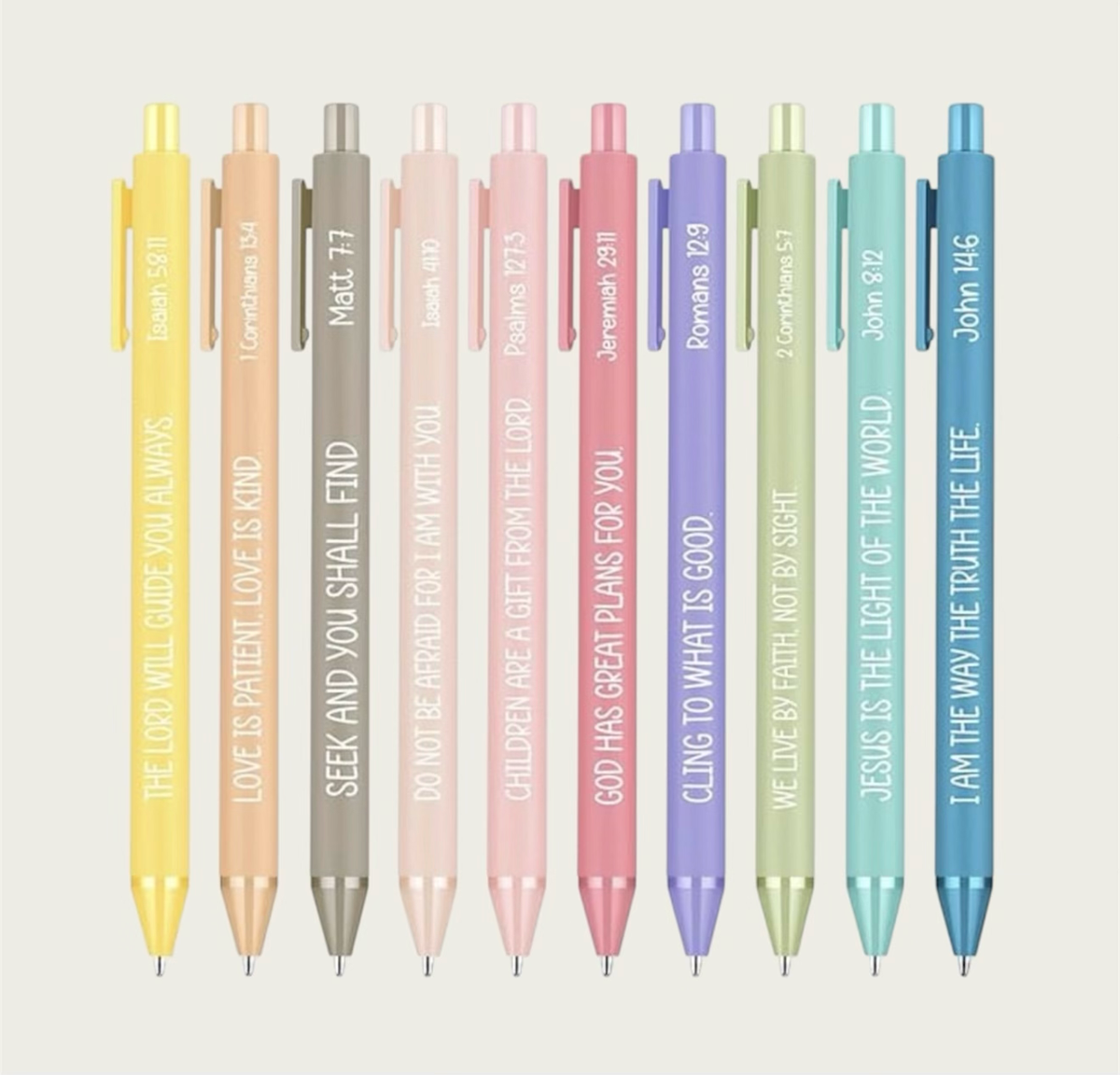 Christian Bible verse ballpoint pens
