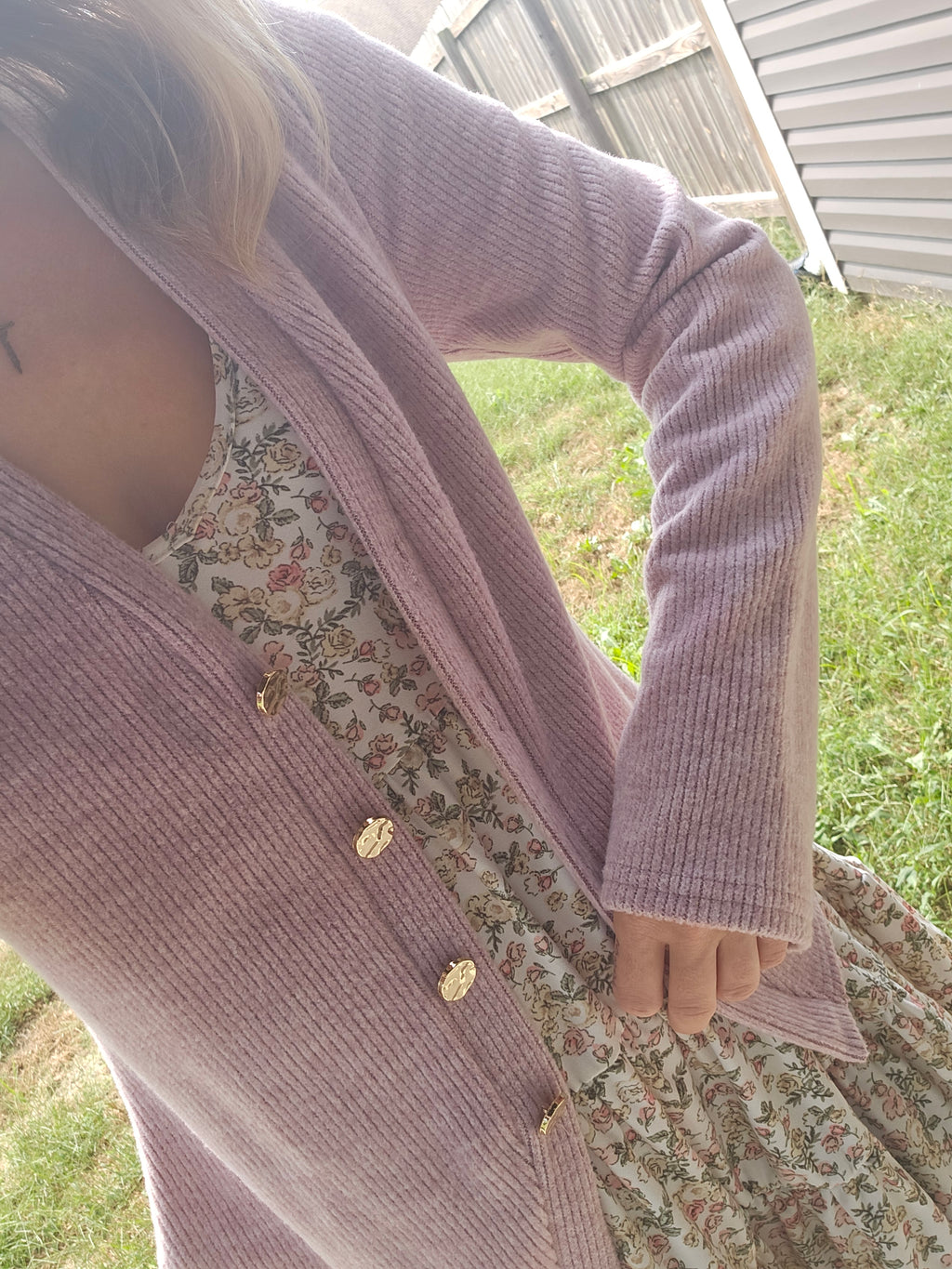 Soft Ribbed V-Neck Cardigan